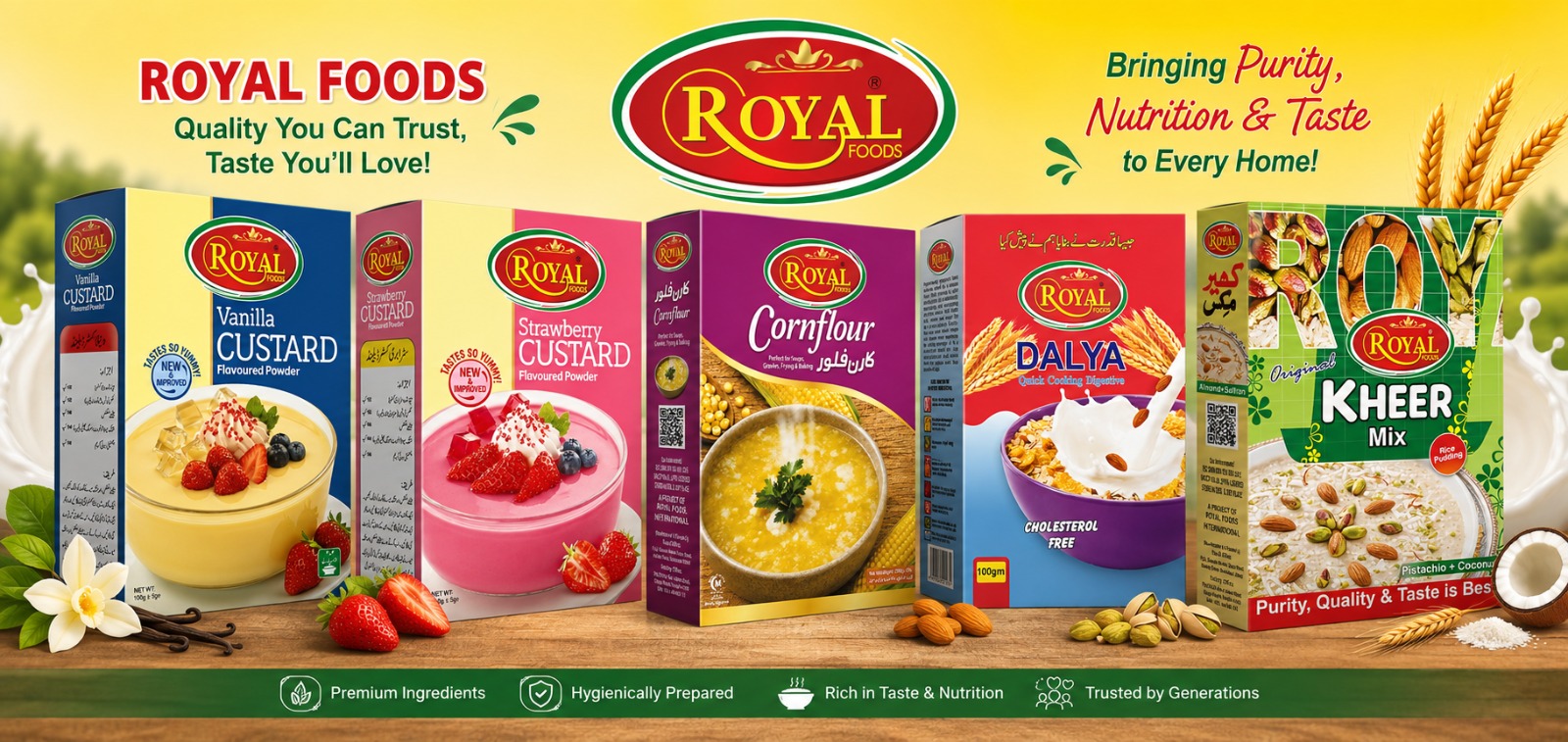 Royal Foods Dessert Range